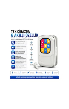 Talkie One Aı Large Model Akıllı Kulaklık Ve Dokunmatik Ekranlı Şarj Kutusu Çeviri, Hoparlör, Sesli Asistan, Bluetooth 6.0 Beyaz - 906427848 Talkie One Aı Large Model Akıllı Kulaklık Ve Dokunmatik Ekranlı Şarj Kutusu Çeviri, Hoparlör, Sesli Asistan, Bluetooth 6.0 Beyaz - 906427848