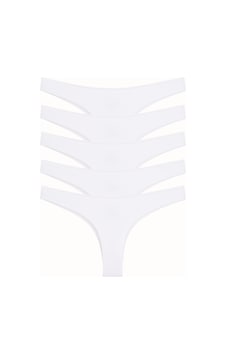Nicoletta Kadın Külot Brazillian Tanga Lazer Kesim Esnek Iz Yapmayan 5 Li Paket Beyaz 92270 R01 Beyaz Nicoletta Kadın Külot Brazillian Tanga Lazer Kesim Esnek Iz Yapmayan 5 Li Paket Beyaz 92270 R01 Beyaz