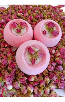Star Bomb Rose Küvet Boy Banyo Topu Nem Bombası 3 x 210 G