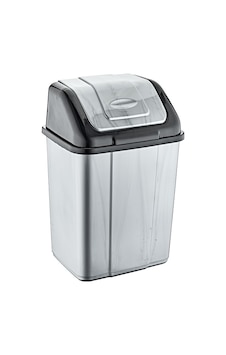 Magnum Sallanır Kapak Çöp Kovası Kutusu - 35 Litre Gri