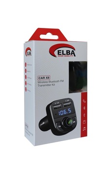 Elba Car X8 2 Usb Wireless Bluetooth Fm Transmitter Kit Elba Car X8 2 Usb Wireless Bluetooth Fm Transmitter Kit