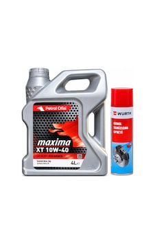 Petrol Ofisi Maxima XT 10W-40 Motor Yağı 4 L + Würth Balata Spreyi 500 ML Petrol Ofisi Maxima XT 10W-40 Motor Yağı 4 L + Würth Balata Spreyi 500 ML
