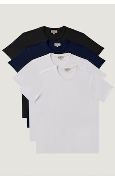 Ac&Co / Altınyıldız Classics Slim Fit 4'Lü Tişört Paket - 547236335 Çok Renkli Ac&Co / Altınyıldız Classics Slim Fit 4'Lü Tişört Paket - 547236335 Çok Renkli