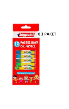 Bigpoint Pastel Boya 12 Renk X 3 Adet Karışık Bigpoint Pastel Boya 12 Renk X 3 Adet Karışık