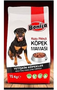 Bonisa Kuzu Etli Pirinçli Yetişkin Köpek Maması 15 KG Bonisa Kuzu Etli Pirinçli Yetişkin Köpek Maması 15 KG