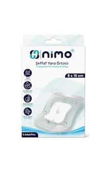 Nimo Şeffaf Yara Örtüsü 8x15 Cm 5li Nimo Şeffaf Yara Örtüsü 8x15 Cm 5li