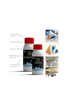 Şeffaf Döküm Tipi Kristal Clear Epoksi Reçine 1.5 Kg Set