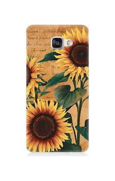 Samsung Galaxy A5 2016 Uyumlu Ayçiçekleri Desenli Silikon Kılıf Samsung Galaxy A5 2016 Uyumlu Ayçiçekleri Desenli Silikon Kılıf