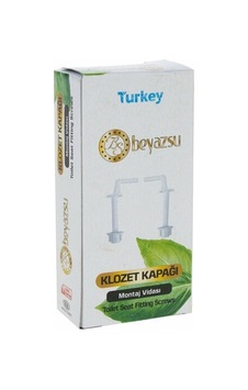 Beyazsu Klozet Kapak Vidası Kutulu 0974 Beyaz