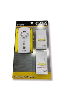 KUMANDALI ZİL ÇİFT BUTONLU CT-203