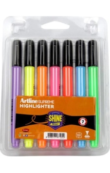Artline Supreme Fosforlu Kalem Seti 7 Renk Artline Supreme Fosforlu Kalem Seti 7 Renk
