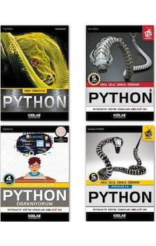 Süper Python Seti - 4 Kitap Takım- Kodlab Süper Python Seti - 4 Kitap Takım- Kodlab