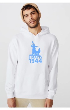 3 Mayıs Türkçülük Günü Beyaz Erkek 3ip Kapşonlu Sweatshirt 001 3 Mayıs Türkçülük Günü Beyaz Erkek 3ip Kapşonlu Sweatshirt 001
