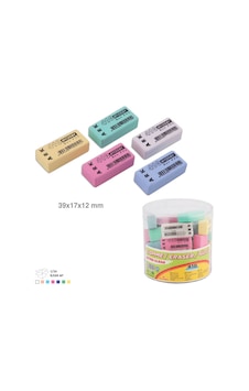 Ark Silgi Pastel Renkler Karışık Renk 20 Adet Ark Silgi Pastel Renkler Karışık Renk 20 Adet