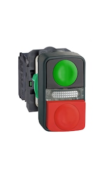 Schneider Electric XB5AW73731B5 Yeşil-Kırmızı Start-Stop Çiftli Buton 1N Schneider Electric XB5AW73731B5 Yeşil-Kırmızı Start-Stop Çiftli Buton 1N