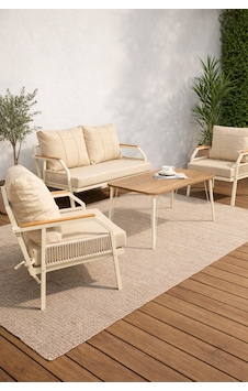 Daisy Krem 211 Masalı Bej Bahçe Mobilya Seti Balkon Teras Oturma Grubu Dış Mekan Şık Tasarım Daisy Krem 211 Masalı Bej Bahçe Mobilya Seti Balkon Teras Oturma Grubu Dış Mekan Şık Tasarım