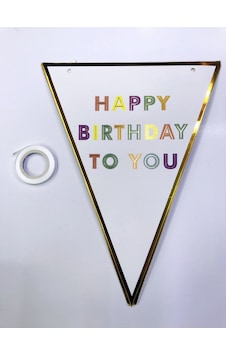Mey İthalat Happy Birthday To You Flama Bayrak Süs 1 Mey İthalat Happy Birthday To You Flama Bayrak Süs 1