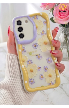 Fibaks Galaxy S21 Fe Uyumlu Kılıf Tasarımlı Desenli Kamera Korumalı Papatya Çiçek Renkli Silikon Kapak Fibaks Galaxy S21 Fe Uyumlu Kılıf Tasarımlı Desenli Kamera Korumalı Papatya Çiçek Renkli Silikon Kapak