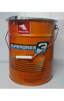 Petrol Ofisi Süper Gres 3 Kova Lityum Sabunlu Sarı Gres 15 KG Petrol Ofisi Süper Gres 3 Kova Lityum Sabunlu Sarı Gres 15 KG