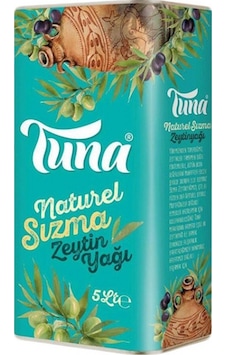 Tuna Olgun Hasat Naturel Sızma Zeytinyağı Teneke 5 L