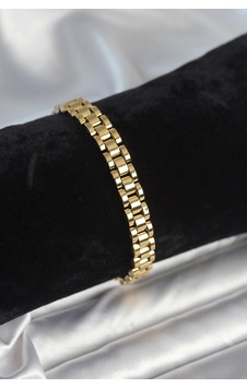 316l Çelik Gold Renk 7 Mm Kalınlık Erkek Bileklik 5886 Çok Renkli 316l Çelik Gold Renk 7 Mm Kalınlık Erkek Bileklik 5886 Çok Renkli