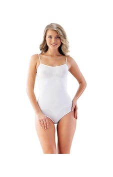 Nazik Kadın Beyaz Ip Askılı Dikişsiz Çıtçıtlı Body Korse - Beyaz Nazik Kadın Beyaz Ip Askılı Dikişsiz Çıtçıtlı Body Korse - Beyaz