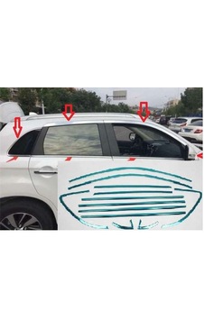 Mitsubishi Asx Uyumlu 2010 2017 Cam Çıtası Krom Parça