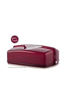 Tupperware Kristalin Pasta Servis Dikdörtgen Bordo Tupperware Kristalin Pasta Servis Dikdörtgen Bordo