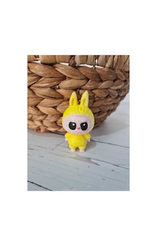 Labubu 3d Anahtarlık Sarı Labubu 3d Anahtarlık Sarı