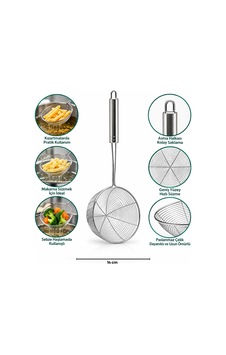 Diyarı Fırsat Sepet Tipi Çelik Kevgir Metal Saplı 14 Cm 12'li Paket Diyarı Fırsat Sepet Tipi Çelik Kevgir Metal Saplı 14 Cm 12'li Paket