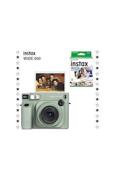 Instax Wide 400 Yeşil Fotoğraf Makinesi Ve 10'lu Film Instax Wide 400 Yeşil Fotoğraf Makinesi Ve 10'lu Film