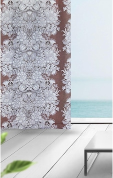 Melodie Fon Perde Bordo Gri 145X250