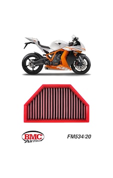 Bmc Fm534/20 Ktm 1190 Rc8 / R / Track 2008-2015 Kutu İçi Performans Hava Filtresi Bmc Fm534/20 Ktm 1190 Rc8 / R / Track 2008-2015 Kutu İçi Performans Hava Filtresi