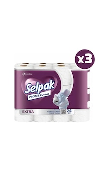 Selpak Professional Extra Tuvalet Kağıdı 24'lü X 3 Adet Selpak Professional Extra Tuvalet Kağıdı 24'lü X 3 Adet