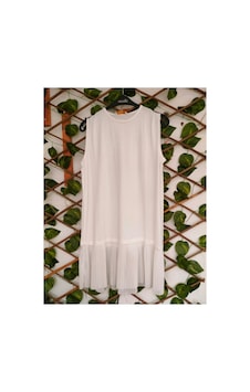 Çınar Boutique Tessetür İçlik Tunik Beyaz Beyaz Çınar Boutique Tessetür İçlik Tunik Beyaz Beyaz