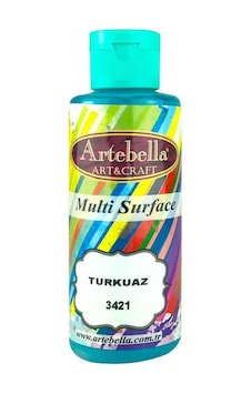 Artebella Multi Surface Boya Turkuaz 130 ML Artebella Multi Surface Boya Turkuaz 130 ML