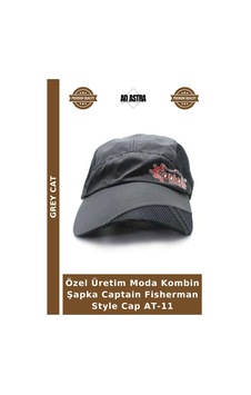 Grey Cat Özel Üretim Moda Kombin Şapka Captain Fisherman Style Cap At-11 Çok Renkli