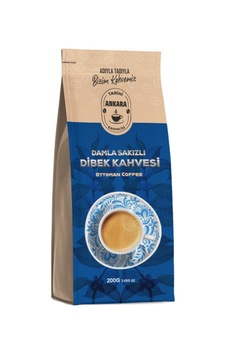 Tarihi Ankara Damla Sakızlı Dibek Kahvesi 200 Gr Öğütülmüş
