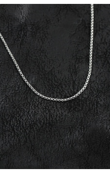 Bakımlı Erkekler İçin Silver Çelik İnce Venetian Zincirli Erkek Kolye Metalik Bakımlı Erkekler İçin Silver Çelik İnce Venetian Zincirli Erkek Kolye Metalik