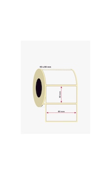 Termal Etiket 40x80 1000 Sarım 6 Rulo Diğer Termal Etiket 40x80 1000 Sarım 6 Rulo Diğer