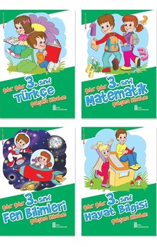 3. Sınıf Çıtır Çıtır Çalışma Kitabım 4'lü Set Türkçe-matematik-