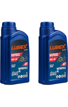 Lubex Rapidus 15W-40 1 L 4 Zamanlı Motosiklet Yağı (2 Adet) Lubex Rapidus 15W-40 1 L 4 Zamanlı Motosiklet Yağı (2 Adet)