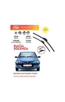 Dacia Solenza Muz Silecek Silgi Silgeç Seti 2003 Model Araca Özel Aparat Dacia Solenza Muz Silecek Silgi Silgeç Seti 2003 Model Araca Özel Aparat