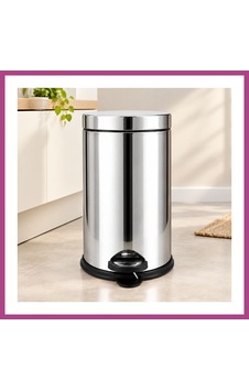 Gees Global 8 L Metal Pedallı Çöp Kovası Gbzs Gees Global 8 L Metal Pedallı Çöp Kovası Gbzs