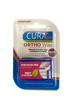 Curafloss Orto Wax Diş Mumu Mint Aromalı Curafloss Orto Wax Diş Mumu Mint Aromalı