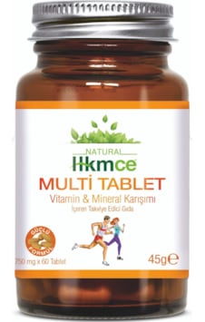 Naturalhekimce Multi Tablet - Vitamin, Mineral Multivitamin 60 Tablet Naturalhekimce Multi Tablet - Vitamin, Mineral Multivitamin 60 Tablet