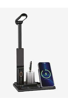 Tr W799 Premium 3'ü 1 Arada Masaüstü Wireless Telefon Tutacağı & Şarj Aleti Tr W799 Premium 3'ü 1 Arada Masaüstü Wireless Telefon Tutacağı & Şarj Aleti
