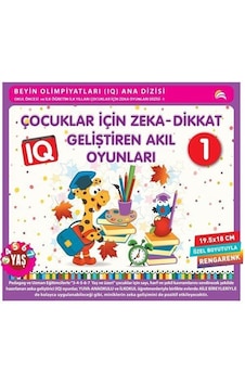 Çocuklar İçin Zeka - Dikkat Geliştiren Akıl Oyunları 1 3-4-5-...