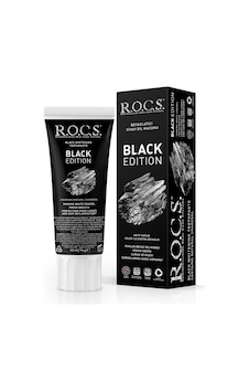Rocs Black Edition Kömür Özleri ile Beyazlatıcı Diş Macunu - 74 G Rocs Black Edition Kömür Özleri ile Beyazlatıcı Diş Macunu - 74 G