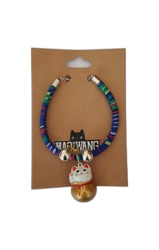 Maowang Özel Tasarım Zilli Kedi Kolyesi Kedi